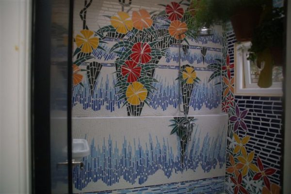 mozaik art, Izhar Rott, bathroom design