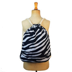 Drawstring bag, zebra bag, backpack