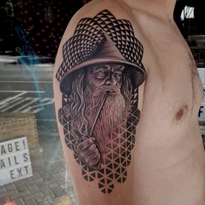Izhar Rott Lord of the Rings Tattoo