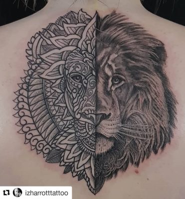 Izhar Rott Lion Tattoo