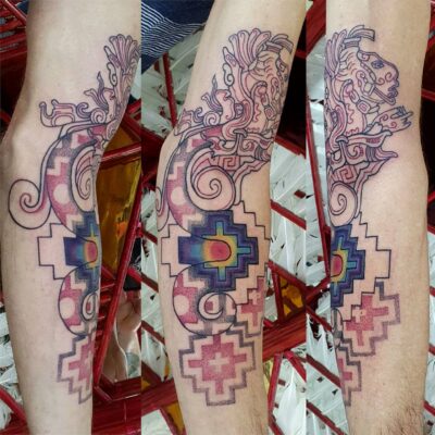 Izhar Rott Tattoo, geometric tattoo, sacred geometry, arm tattoo